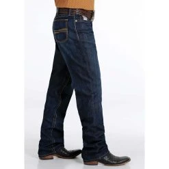 Cinch White Label Dark Indigo Jeans -straight jeans shop MB92834042 2
