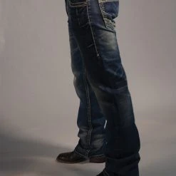 B Tuff Mens Blue Cotton Denim Jeans Strong Faded Torque 44 XS -straight jeans shop MTRQUL 7 27452c6c 2be1 4438 81e3 921f36160a50