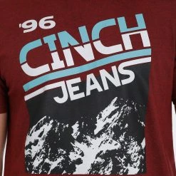 Cinch Men's Jeans 96' Mountain Graphic T-Shirt 8 Cinch Men's Jeans 96' Mountain Graphic T-Shirt -straight jeans shop MTT1690478 4