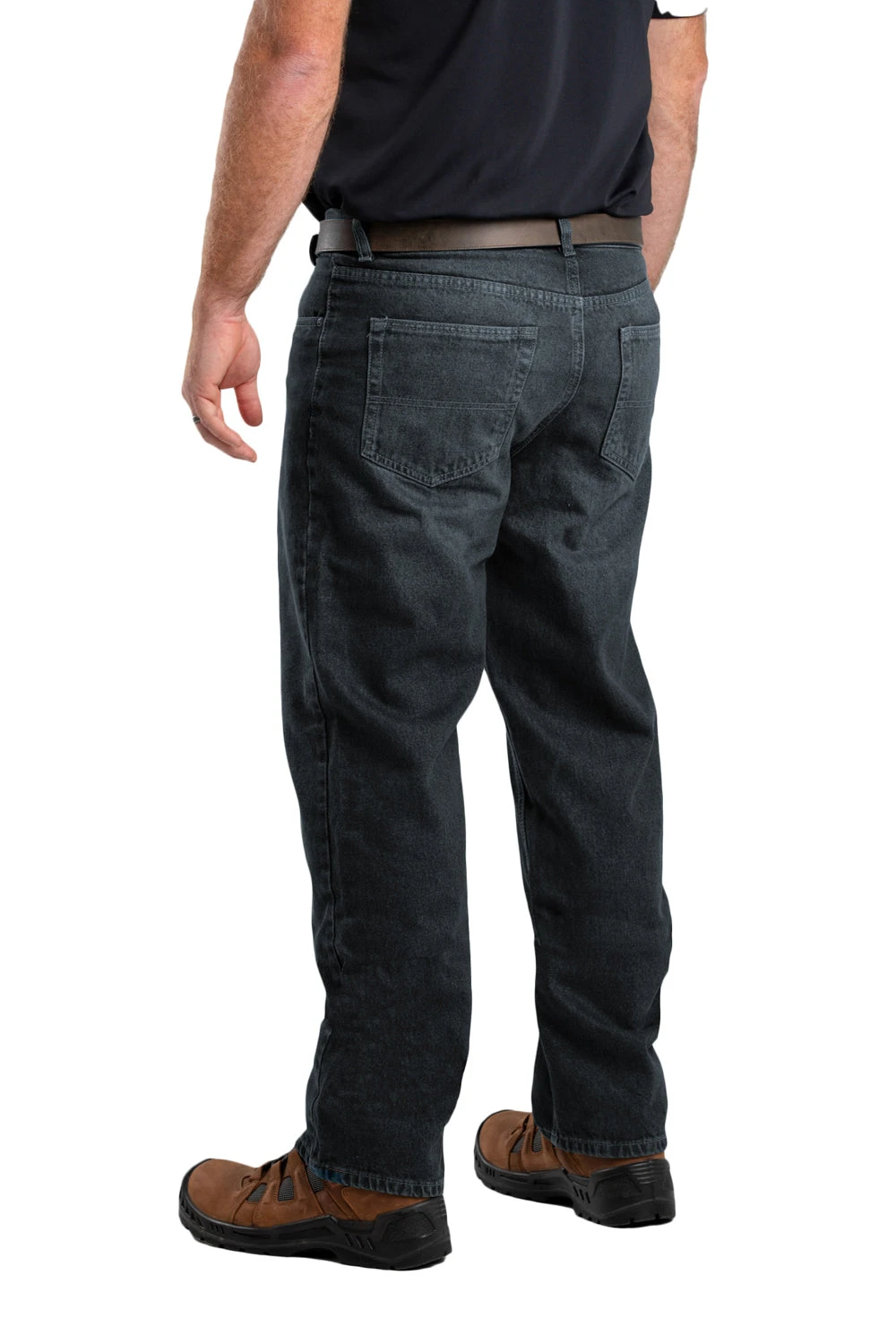 Berne Mens Classic Stone Wash 100% Cotton Heritage Relaxed Fit Straight Leg Jeans 5 Berne Mens Classic Stone Wash 100% Cotton Heritage Relaxed Fit Straight Leg Jeans - Image 3