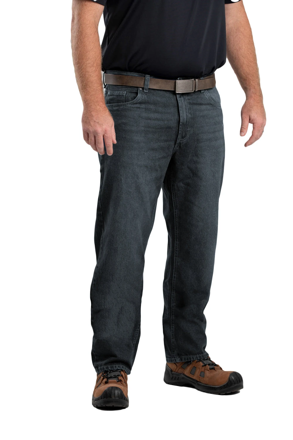 Berne Mens Classic Stone Wash 100% Cotton Heritage Relaxed Fit Straight Leg Jeans 3 Berne Mens Classic Stone Wash 100% Cotton Heritage Relaxed Fit Straight Leg Jeans