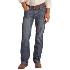 Alternative view of Rock & Roll Cowboy Ladder Stitch Double Barrel Jeans