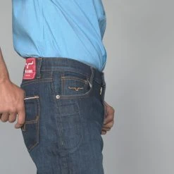 Kimes Ranch Mens Roger Jeans Blue Cotton Blend Low Rise Slim Fit 11 Kimes Ranch Mens Roger Jeans Blue Cotton Blend Low Rise Slim Fit -straight jeans shop Roger 3 scaled