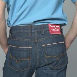 Kimes Ranch Mens Roger Jeans Blue Cotton Blend Low Rise Slim Fit 13 Kimes Ranch Mens Roger Jeans Blue Cotton Blend Low Rise Slim Fit -straight jeans shop Roger 5 scaled