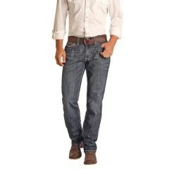 Alternative view of Rock & Roll Cowboy Dark Vintage Stackable Jeans