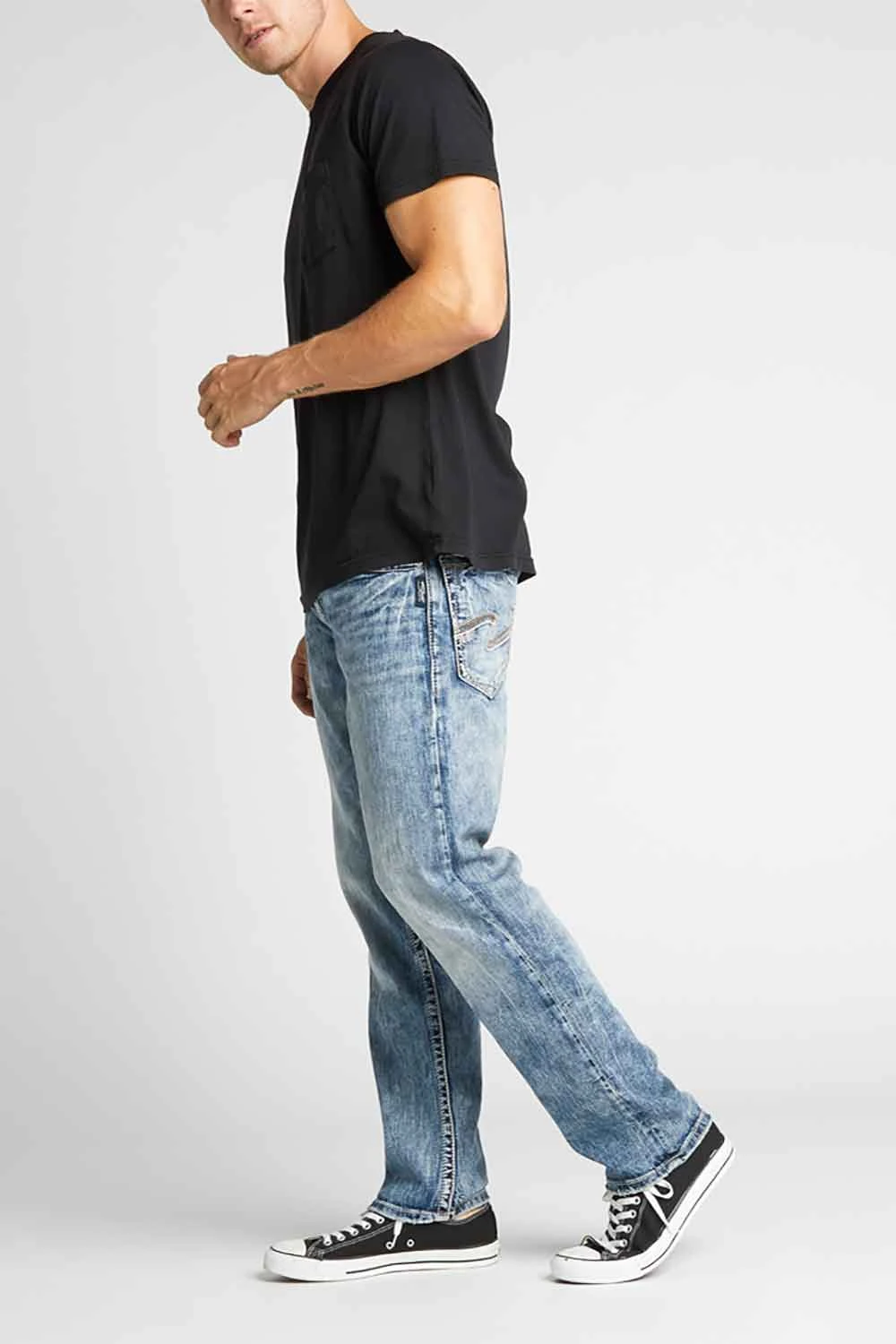 Silver Jeans Eddie Relaxed Tapered Jeans For Men | M42995SMC230 5 Silver Jeans Eddie Relaxed Tapered Jeans For Men | M42995SMC230 - Image 3