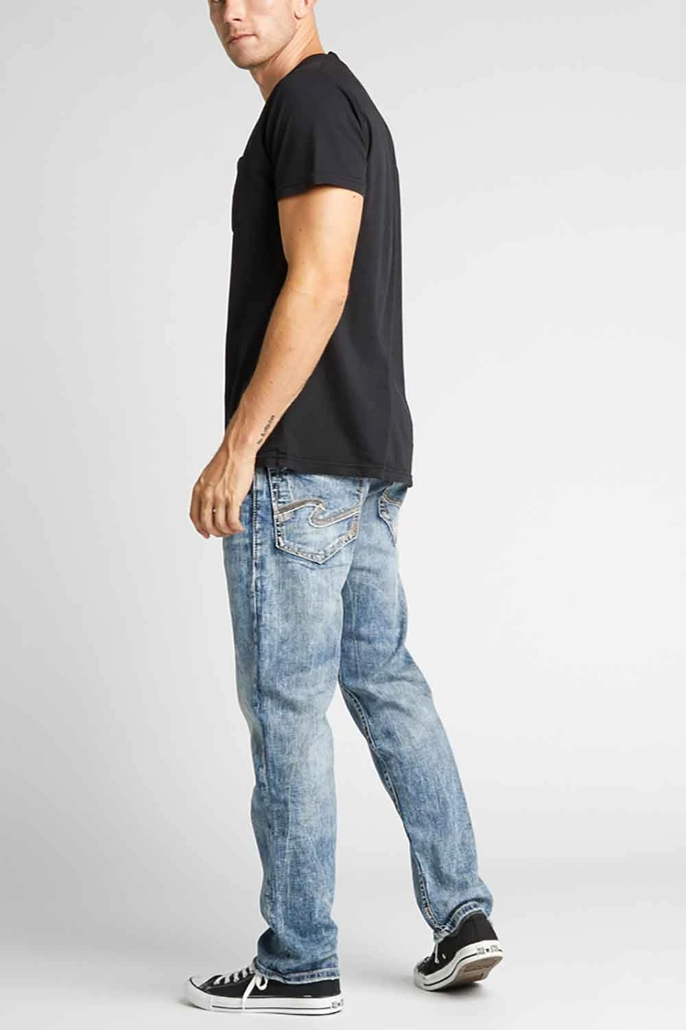Silver Jeans Eddie Relaxed Tapered Jeans For Men | M42995SMC230 4 Silver Jeans Eddie Relaxed Tapered Jeans For Men | M42995SMC230 - Image 2
