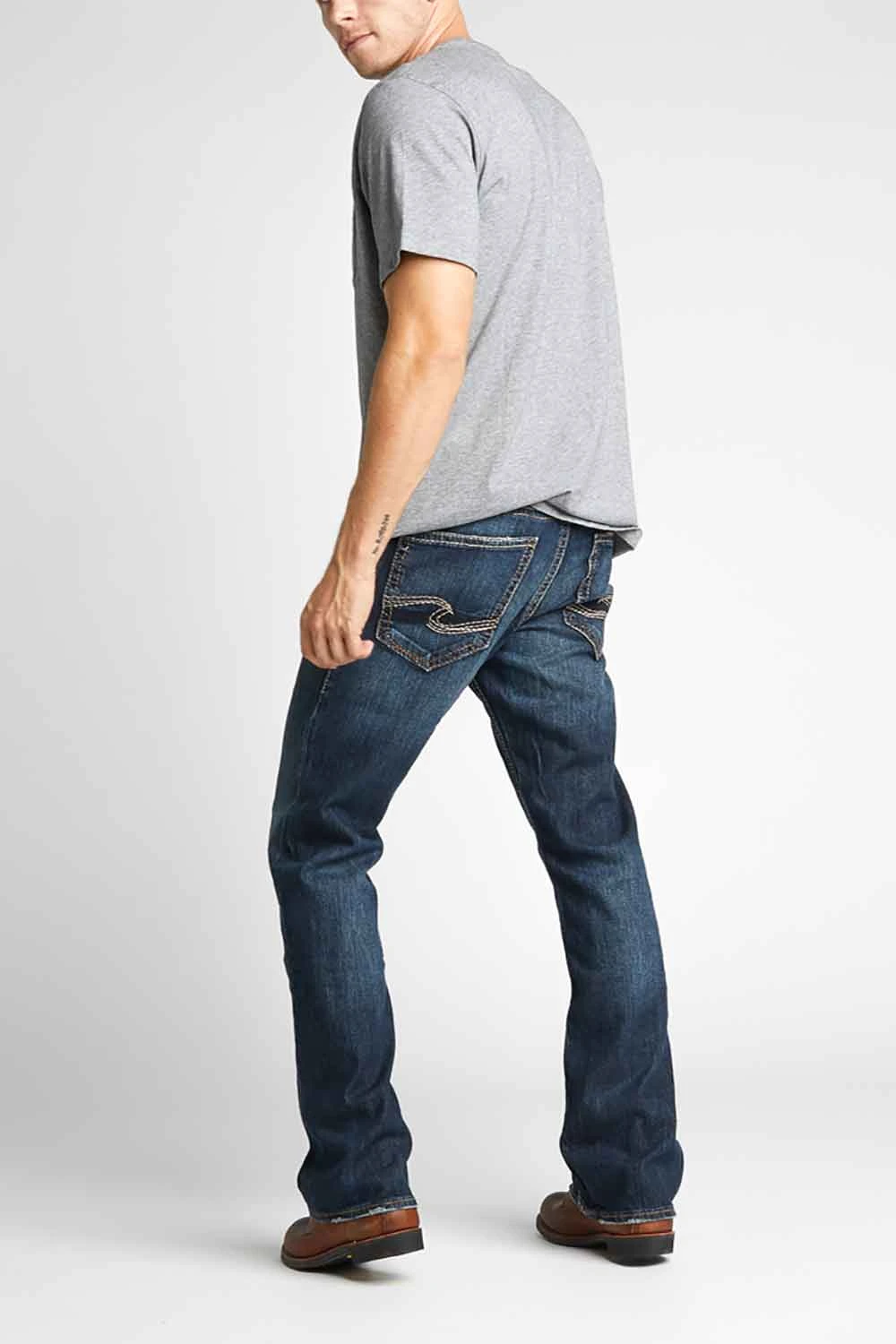 Silver Jeans Zac Straight Jeans For Men | M4408SDA495 4 Silver Jeans Zac Straight Jeans For Men | M4408SDA495 - Image 2