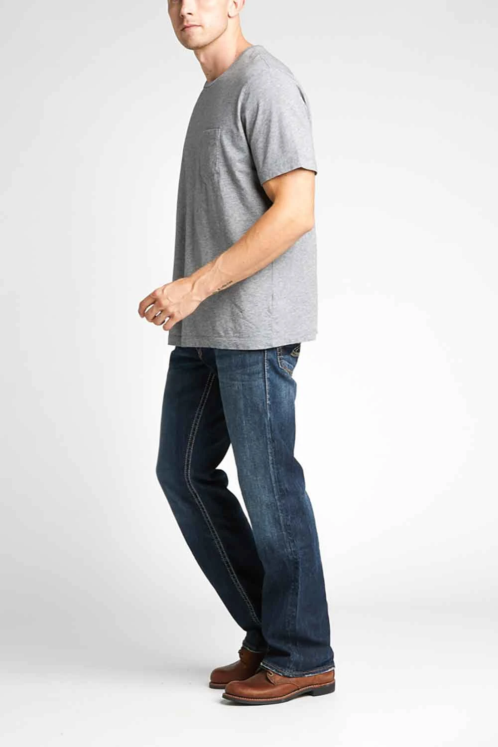 Silver Jeans Zac Straight Jeans For Men | M4408SDA495 5 Silver Jeans Zac Straight Jeans For Men | M4408SDA495 - Image 3