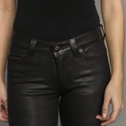 Kimes Ranch Womens Bonnie Slick Jeans Black Cotton Blend Skinny Wax 00x33 -straight jeans shop Slick Bonnie 5 24ed84f9 8584 4c19 a064 4403b9dfe09c