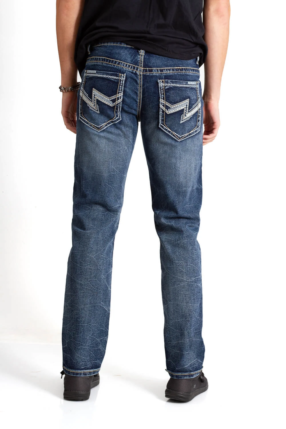 True Luck Jefferson Straight Jeans For Men | TL18350006 4 True Luck Jefferson Straight Jeans For Men | TL18350006 - Image 2