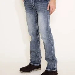 True Luck Blake Bootcut Stretch Jeans For Men | TL16350002 7 True Luck Blake Bootcut Stretch Jeans For Men | TL16350002 -straight jeans shop True Luck Blake Bootcut Stretch Jeans for Men TL16350002 2 1 1