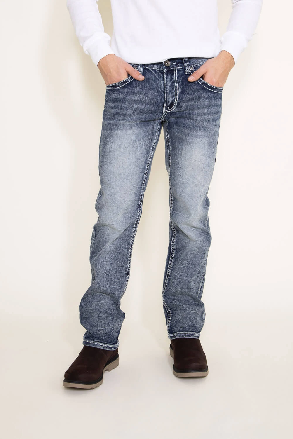 True Luck Blake Bootcut Stretch Jeans For Men | TL16350002 3 True Luck Blake Bootcut Stretch Jeans For Men | TL16350002