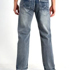 Alternative view of True Luck Dominic Bootcut Stretch Jeans For Men | TL15350239