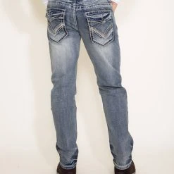 Alternative view of True Luck Smith Straight Jeans For Men | TL21010402