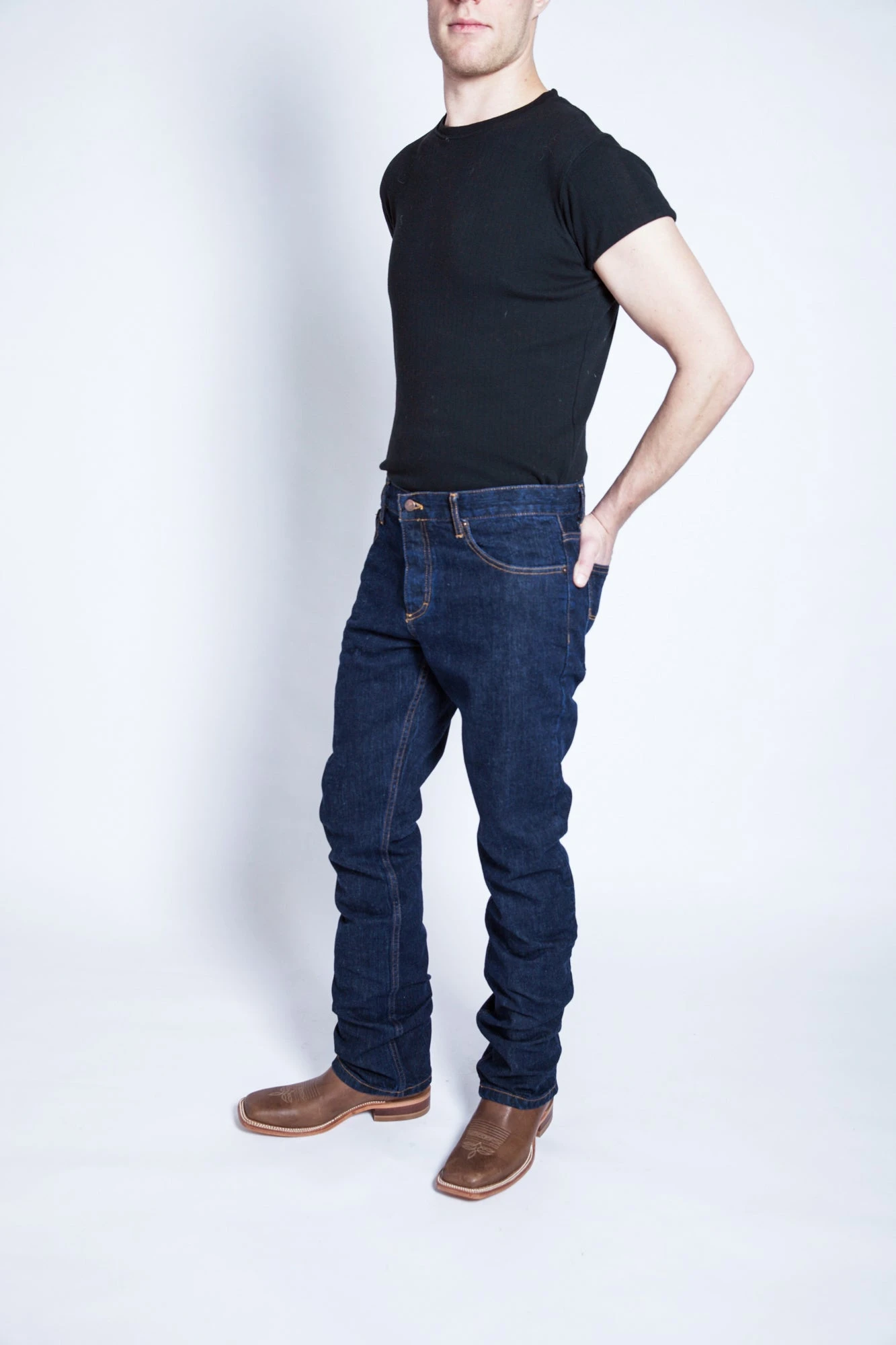 Kimes Ranch Mens Wayne Jeans Blue Cotton Blend Slim Fit 35x32 4 Kimes Ranch Mens Wayne Jeans Blue Cotton Blend Slim Fit 35x32 - Image 2